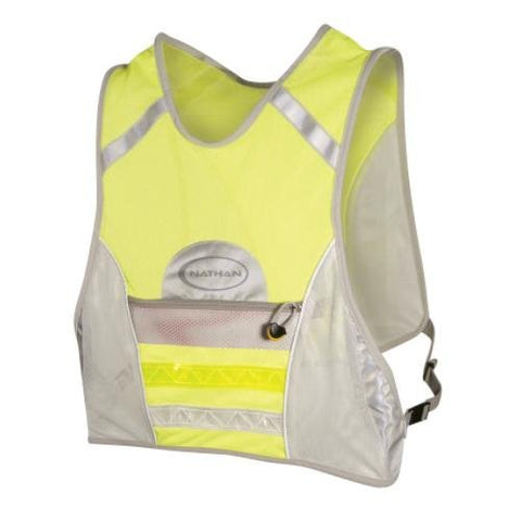 Nathan Led Runners Vest Yellow/Gray One Size