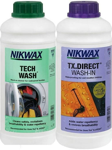 Nikwax TECH WASH & TX DIRECT 5 Litre Twin Pack