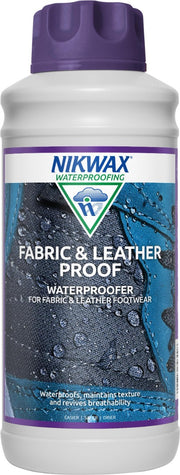 Nikwax Fabric & Leather Proof Spray-On 1 Litre Refill Bottle