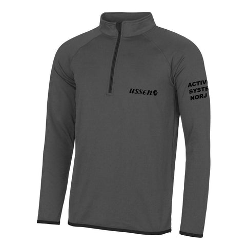 Ussen Active Long Sleeve zip polo