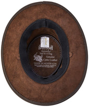 Barmah Bronco Hat Australian Cow Leather Foldable Hat
