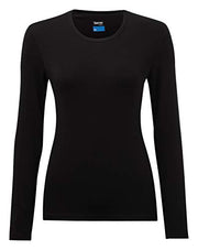 Steiner Women's Soft-Tec Long Sleeve Original Thermal Black Vest Top