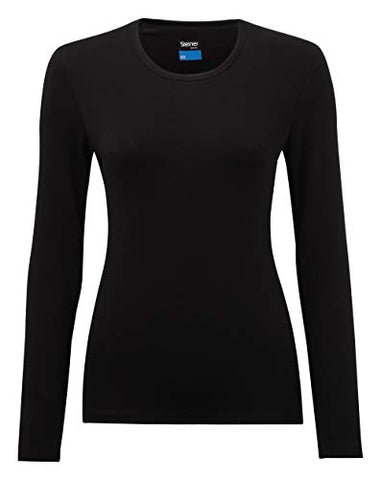 Steiner Women's Soft-Tec Long Sleeve Original Thermal Black Vest Top