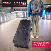 Mountain Pac WHEELY TWIN TOUR BAG BLACK
