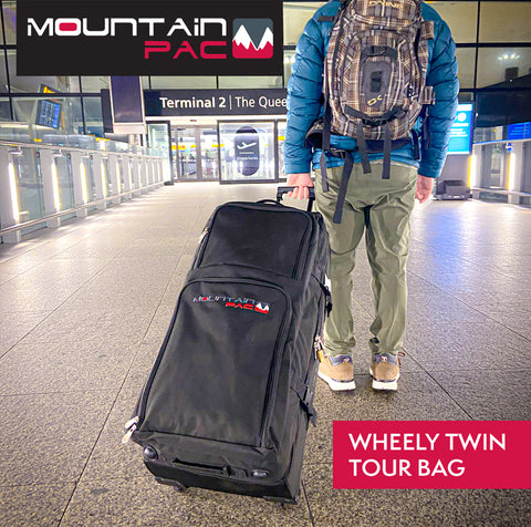 Mountain Pac WHEELY TWIN TOUR BAG BLACK