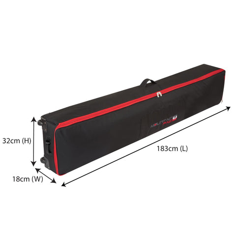 Mountain Pac WHEELY PRO SKI/BOARD BAG BLACK