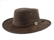 Barmah Bronco Hat Australian Cow Leather Foldable Hat