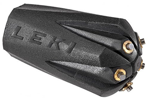 Leki Rubber Buffer Silent Spike(Trekking) Black, Pair  One Size, 380088