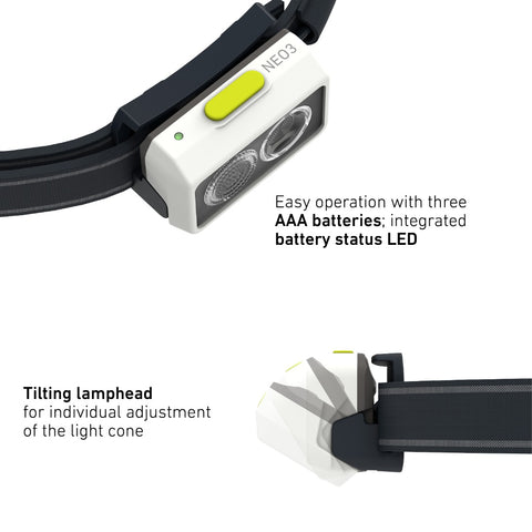Ledlenser NEO3 Lightweight LED Headtorch Headlamp