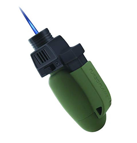 Turboflame GXR Tactical Dual-Jet Survival Blowtorch ? 1300�C Precision Flame, Rubberised Outdoor Lighter