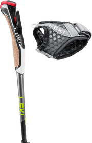 Leki 65326011 Nordic Walking Poles Traveller Aluminium DECATHLON ONLY