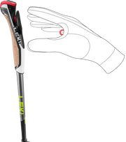 Leki 65326011 Nordic Walking Poles Traveller Aluminium DECATHLON ONLY