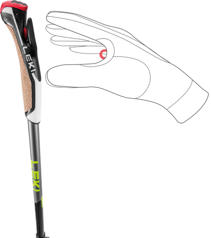 Leki 65326011 Nordic Walking Poles Traveller Aluminium DECATHLON ONLY