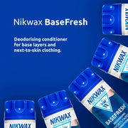 Nikwax BaseFresh Deodorising conditioner for base layers and next-to-skin clothing