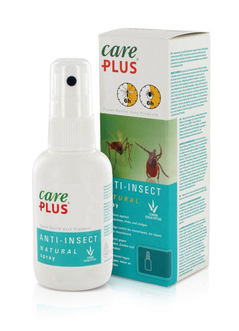 Care Plus Natural Anti Mosquito insect Spray 60ml Sensitive Kid Safe Deet Free