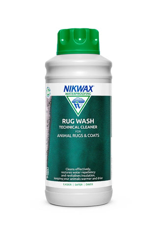 Nikwax Rug Wash Equestrian Cleaner -For Cleaning Horse Rugs, Animal Clothing & Bedding