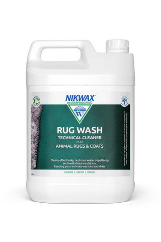 Nikwax Rug Wash Equestrian Cleaner -For Cleaning Horse Rugs, Animal Clothing & Bedding