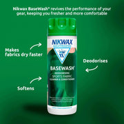 Nikwax BaseWash, For cleaning and conditioning base layers