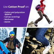 NIKWAX COTTON PROOF Wash-in Waterproofing for Cotton Fabric, Polycotton