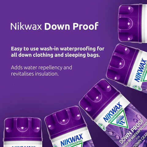 Nikwax Down Proof/Downwash Direct Twin Pack 1Ltr or 300ml