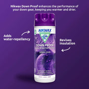 Nikwax Down Proof/Downwash Direct Twin Pack 1Ltr or 300ml