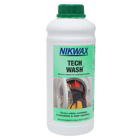 Nikwax TECH WASH 1L + TX DIRECT SPRAY-ON 500ml, Complete Care System for Thoroughly Cleaning, Enhancing Water Repellency, Revitalising Breathability of Wet Weather Clothing