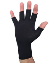 Ussen Half finger Gauntlet Glove Black