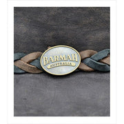 Barmah Squashy Roo Hat - Brown Crackle Australian Kangaroo Leather